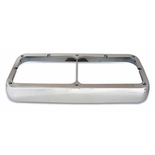 Chrome Dual Rectangular Headlight Bezel