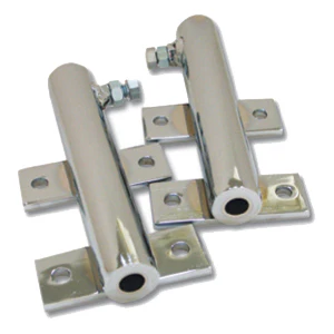 Chrome Flag Holders