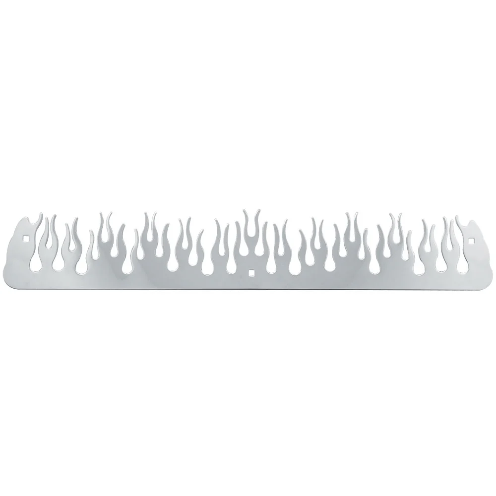 Chrome Flame Mud Flap Weight 4" x 24" (EA) - Image 2