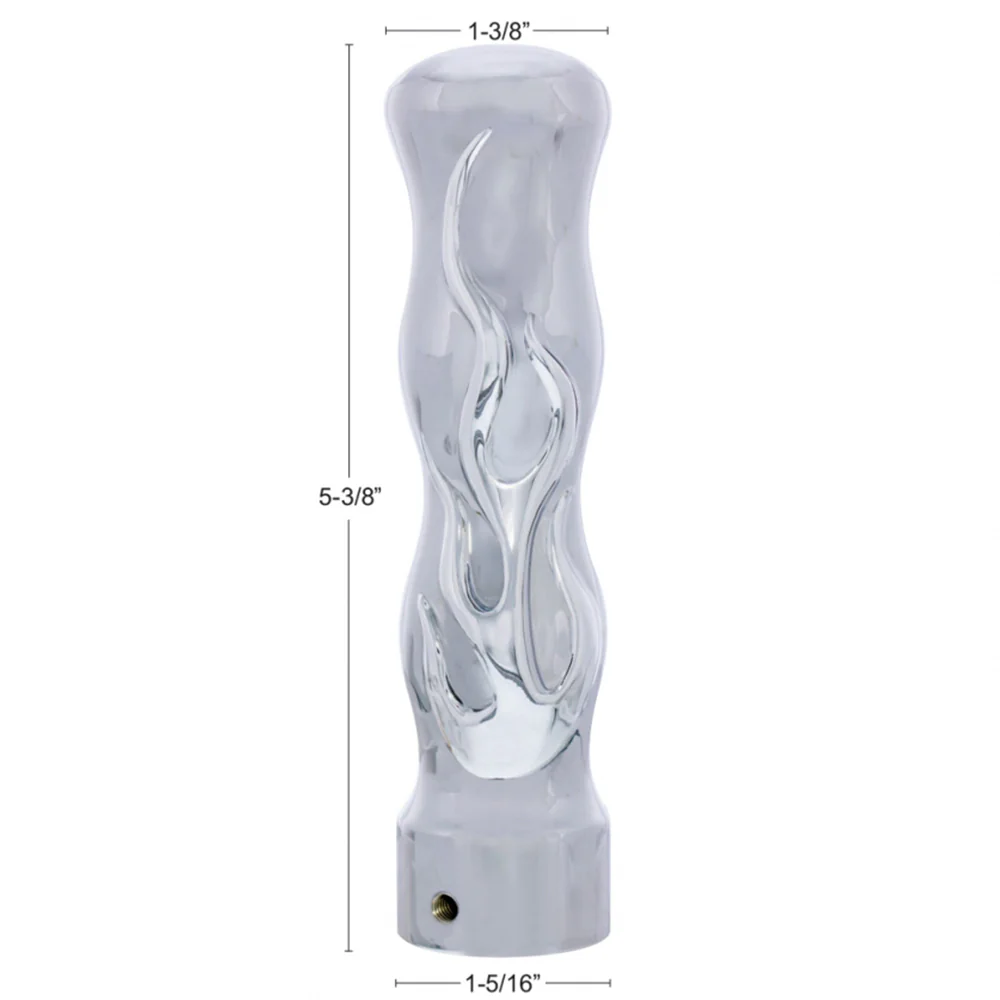 Chrome Flame Shifter Knob - Image 3