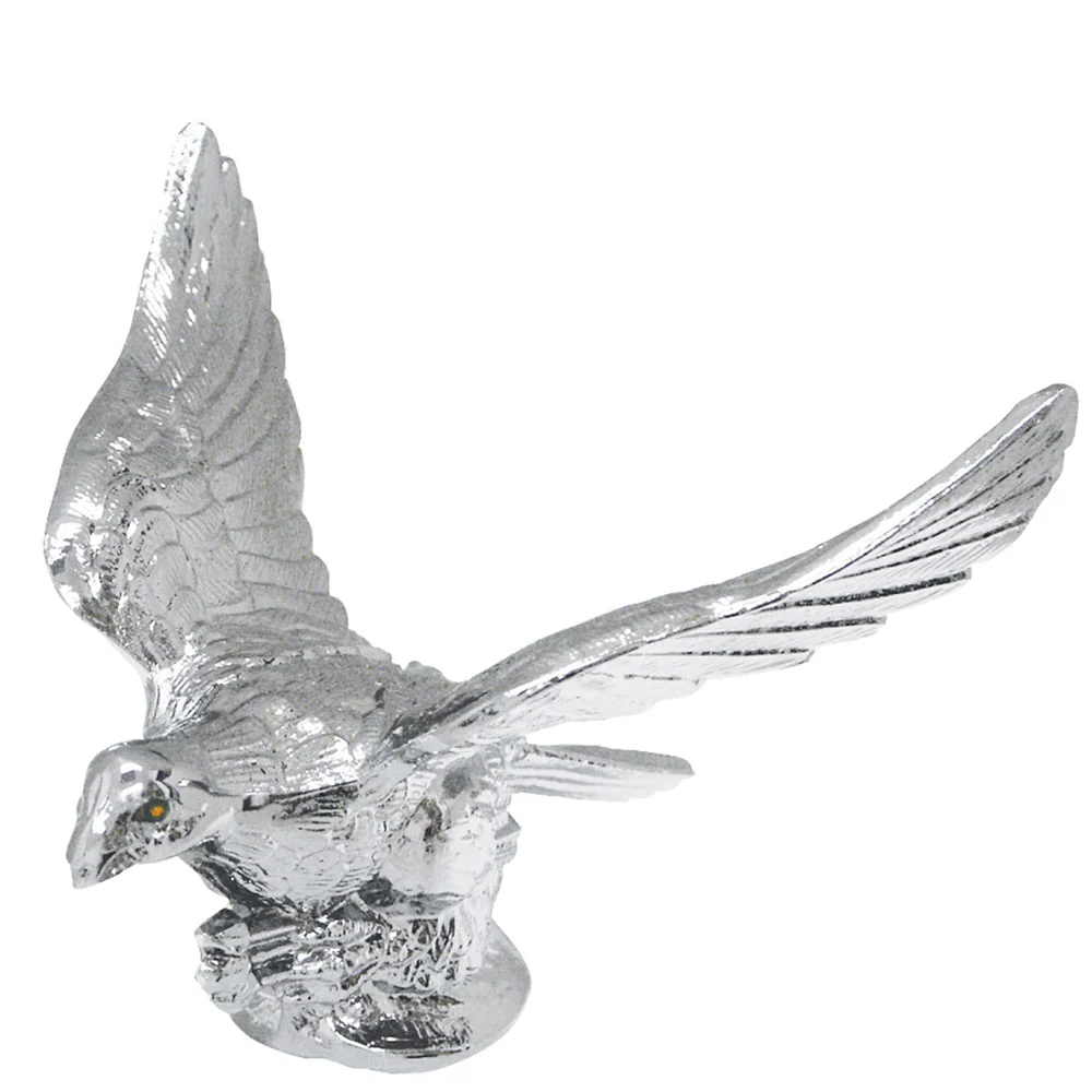 Chrome Flying Eagle With Illuminated Eyes - Image 2