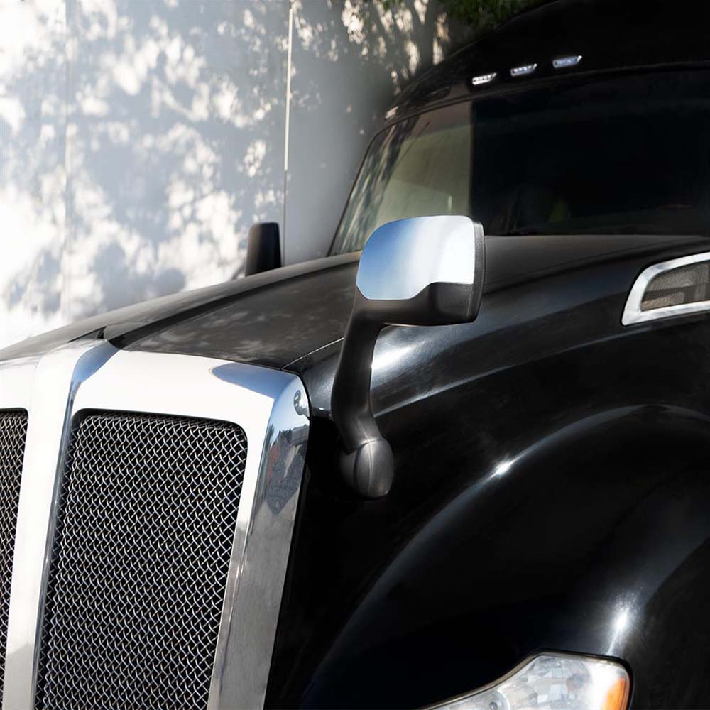 Chrome Hood Mirror for Kenworth T680 and Peterbilt 579, 587 - Image 3
