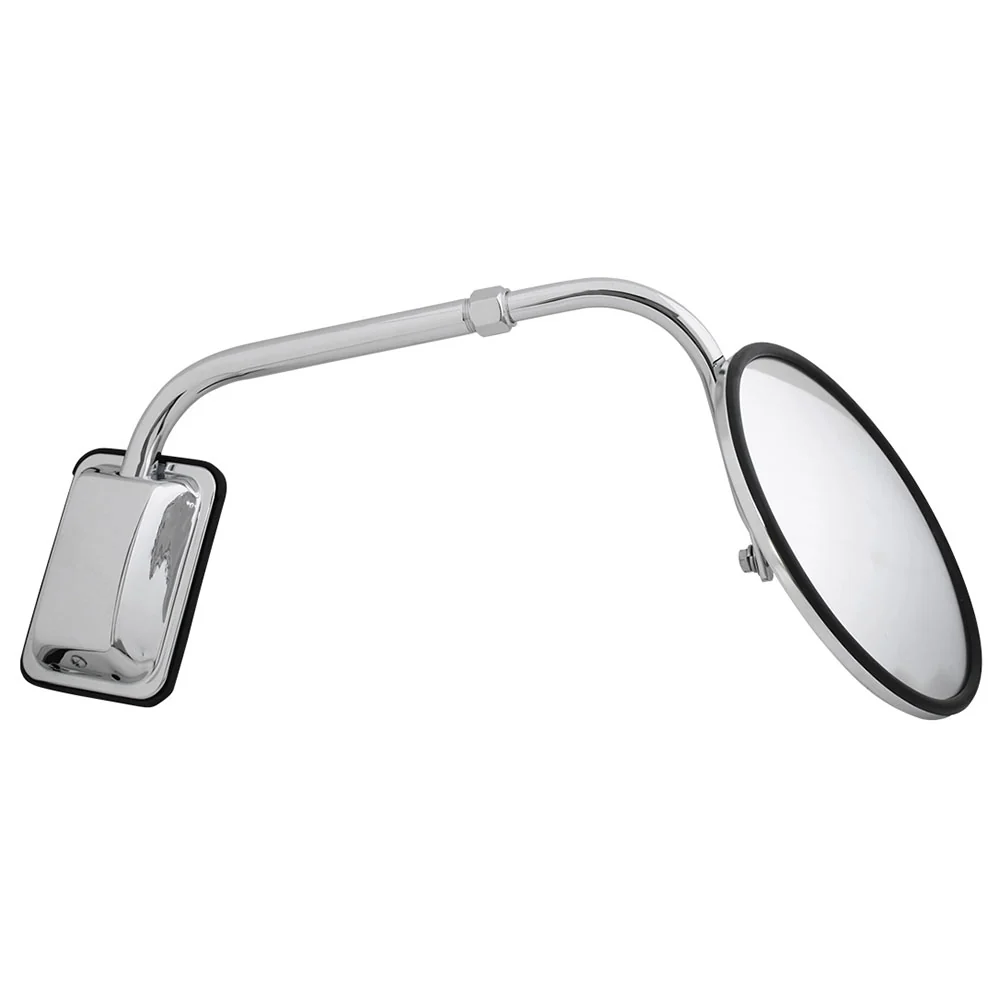 Chrome Hood Mount Bracket w/8" Convex Mirror - Image 2