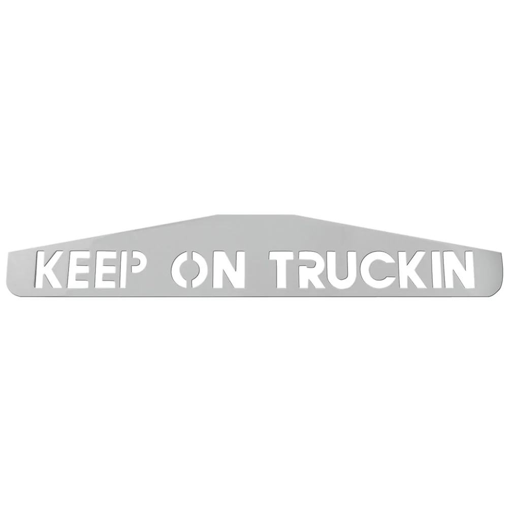 Chrome Keep on Trucking Mud Flap Weight (EA) - Image 2