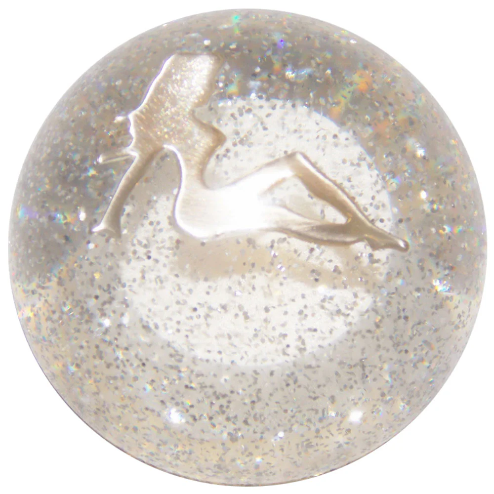 Chrome Lady Glitter Shifter Knob - Image 2
