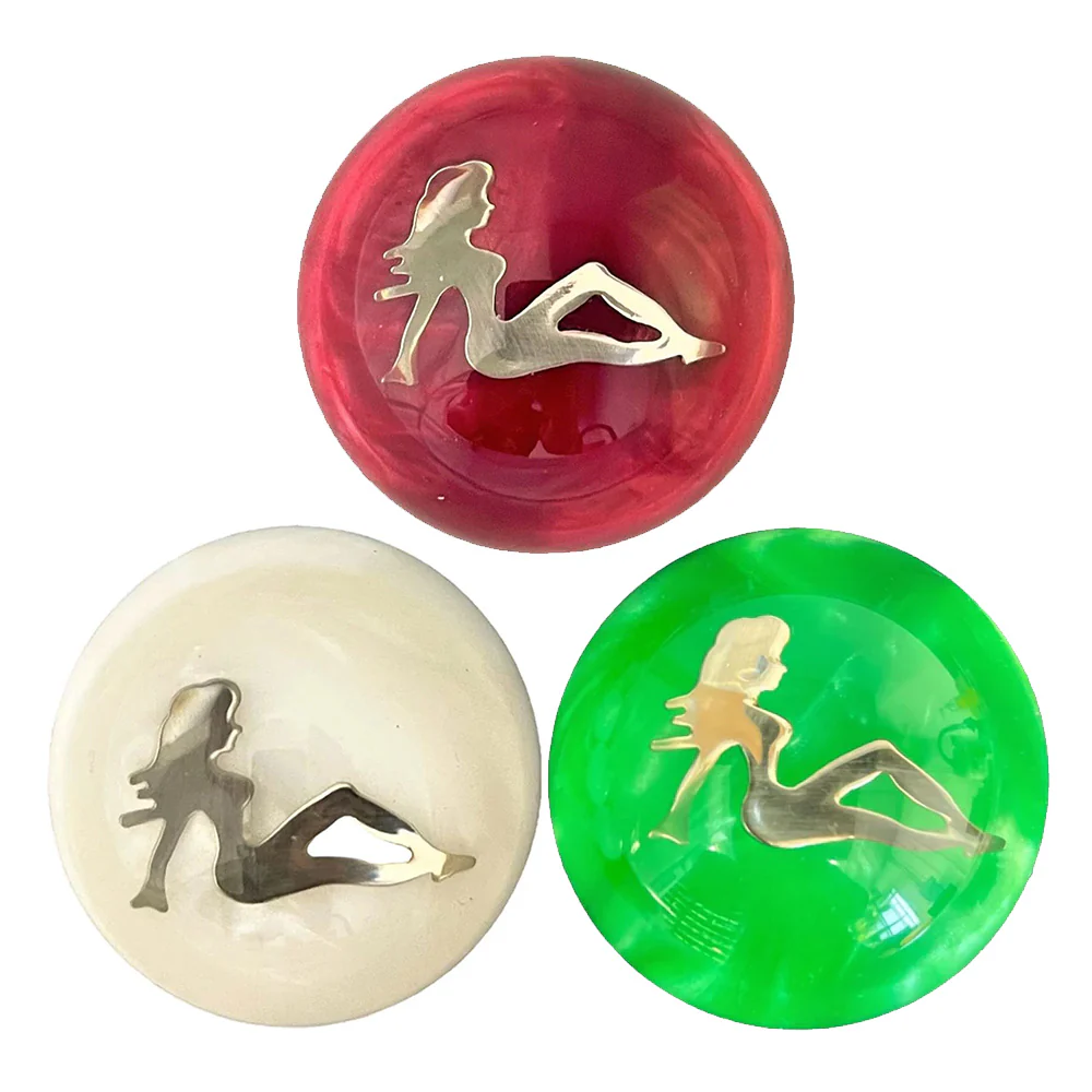Chrome Lady Pearl Shifter Knob