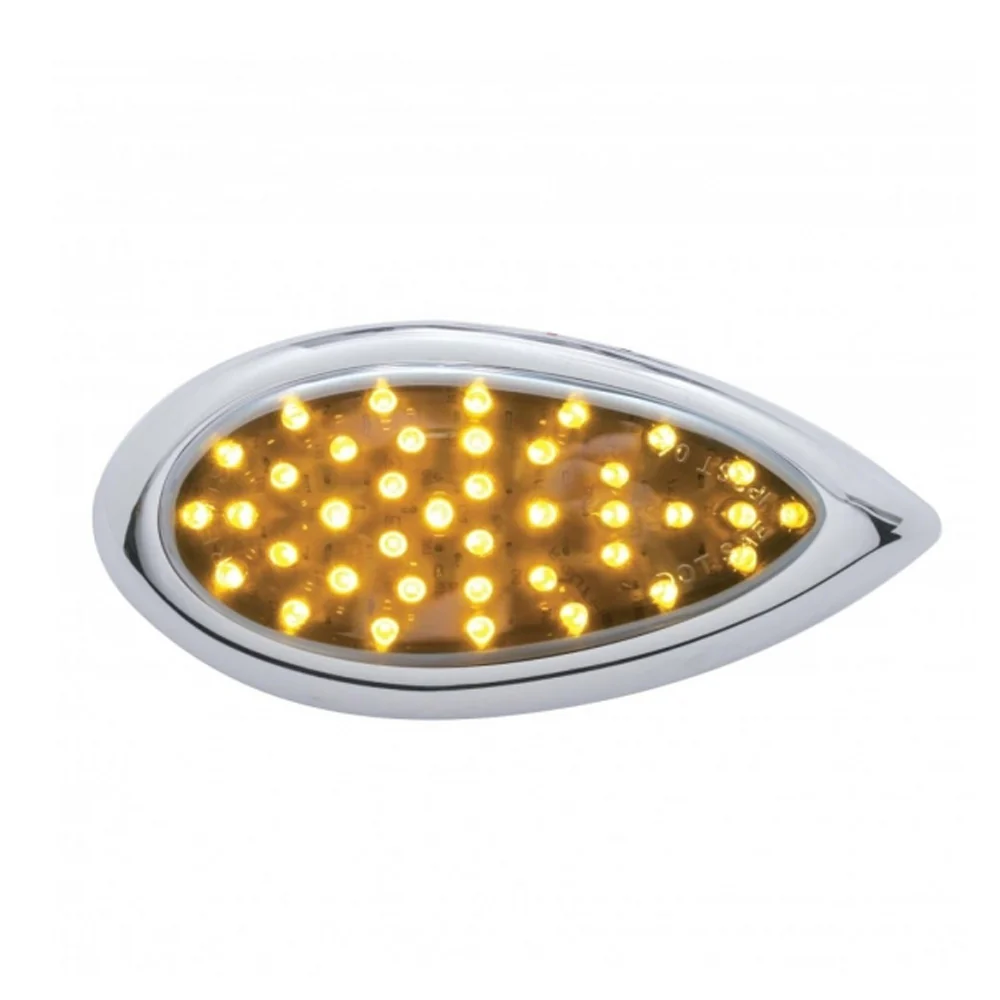 Chrome Lens 39 LED Teardrop with Bezel - Image 2