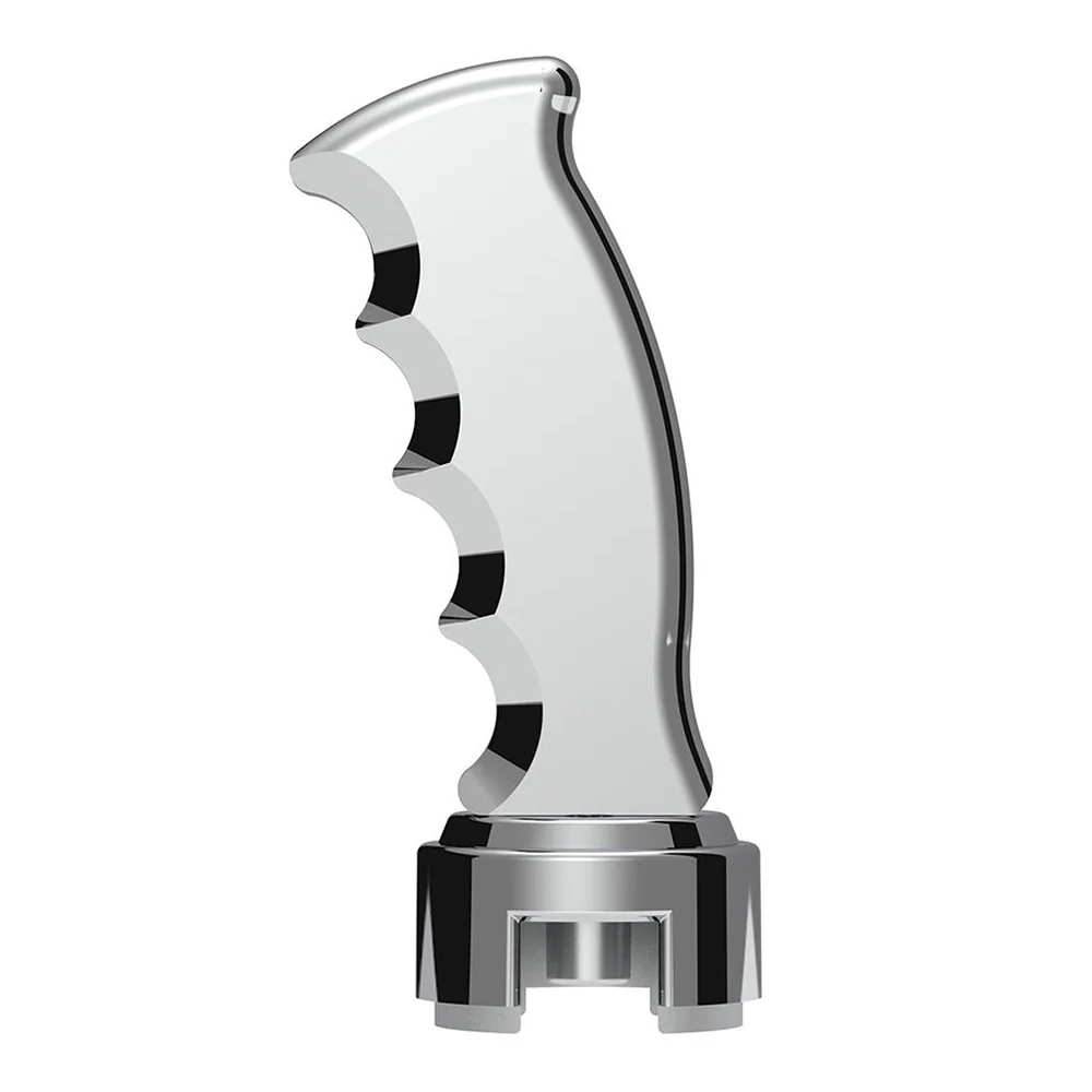 Chrome Pistol Grip Shifter Knob with 13/15/18 Speed Adapter - Image 2