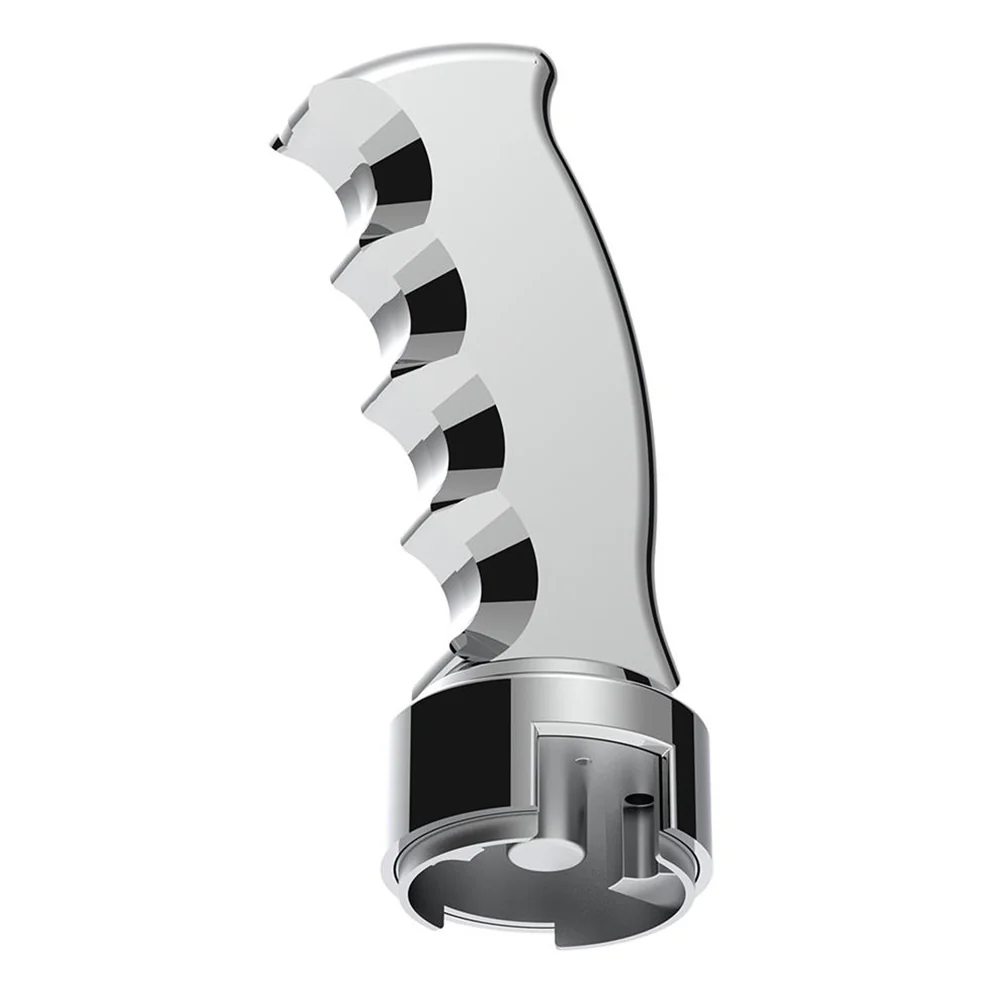 Chrome Pistol Grip Shifter Knob with 13/15/18 Speed Adapter - Image 3