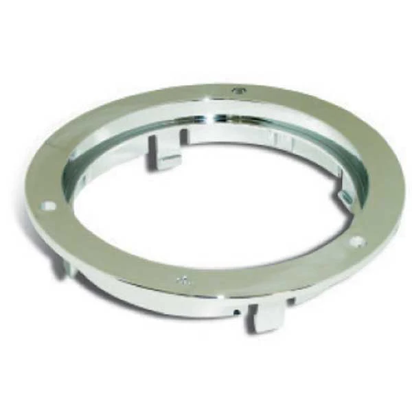 Chrome Plastic 4" Flange Mount Rim