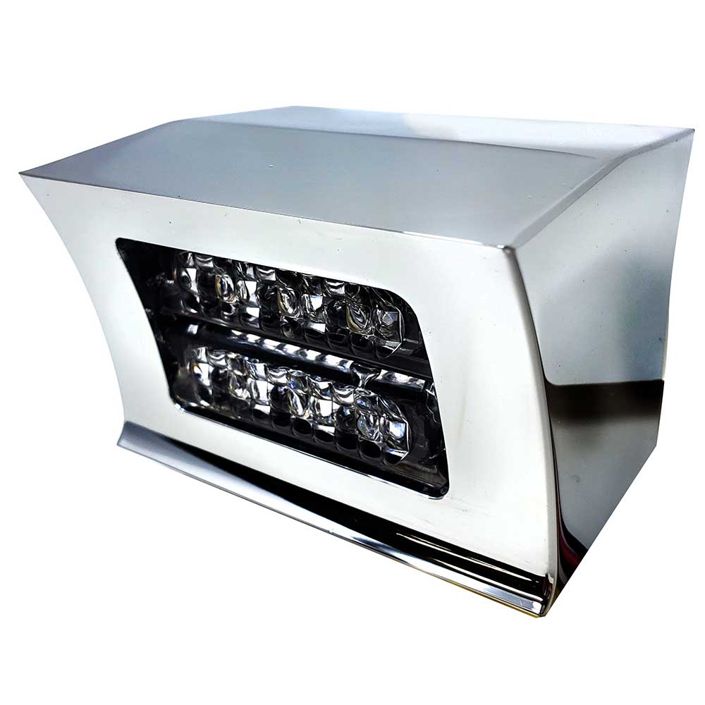 Chrome Plated Billet Aluminum Turn Signal & Marker Light - Image 2