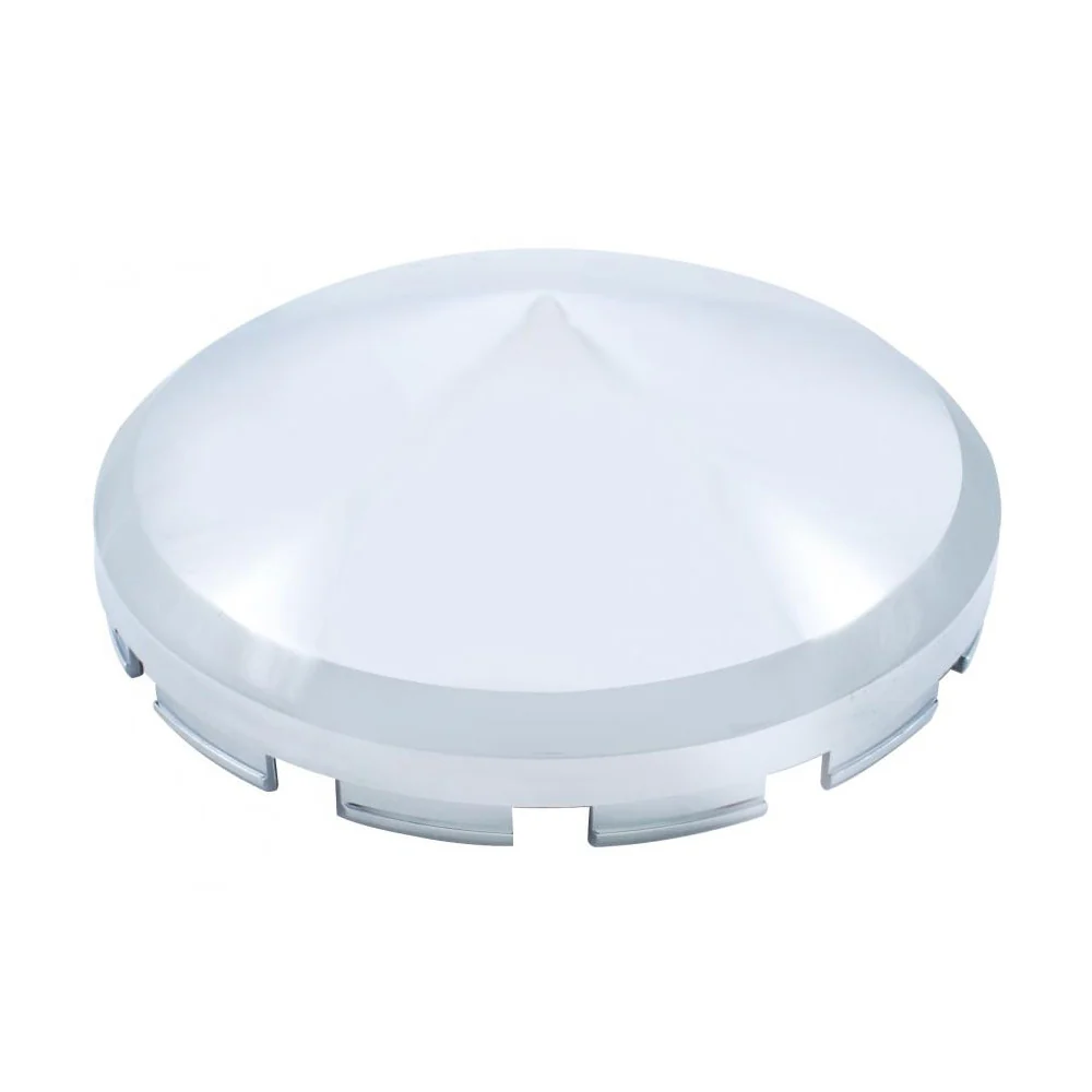 Chrome Pointed Front Hubcap For Axle Cover