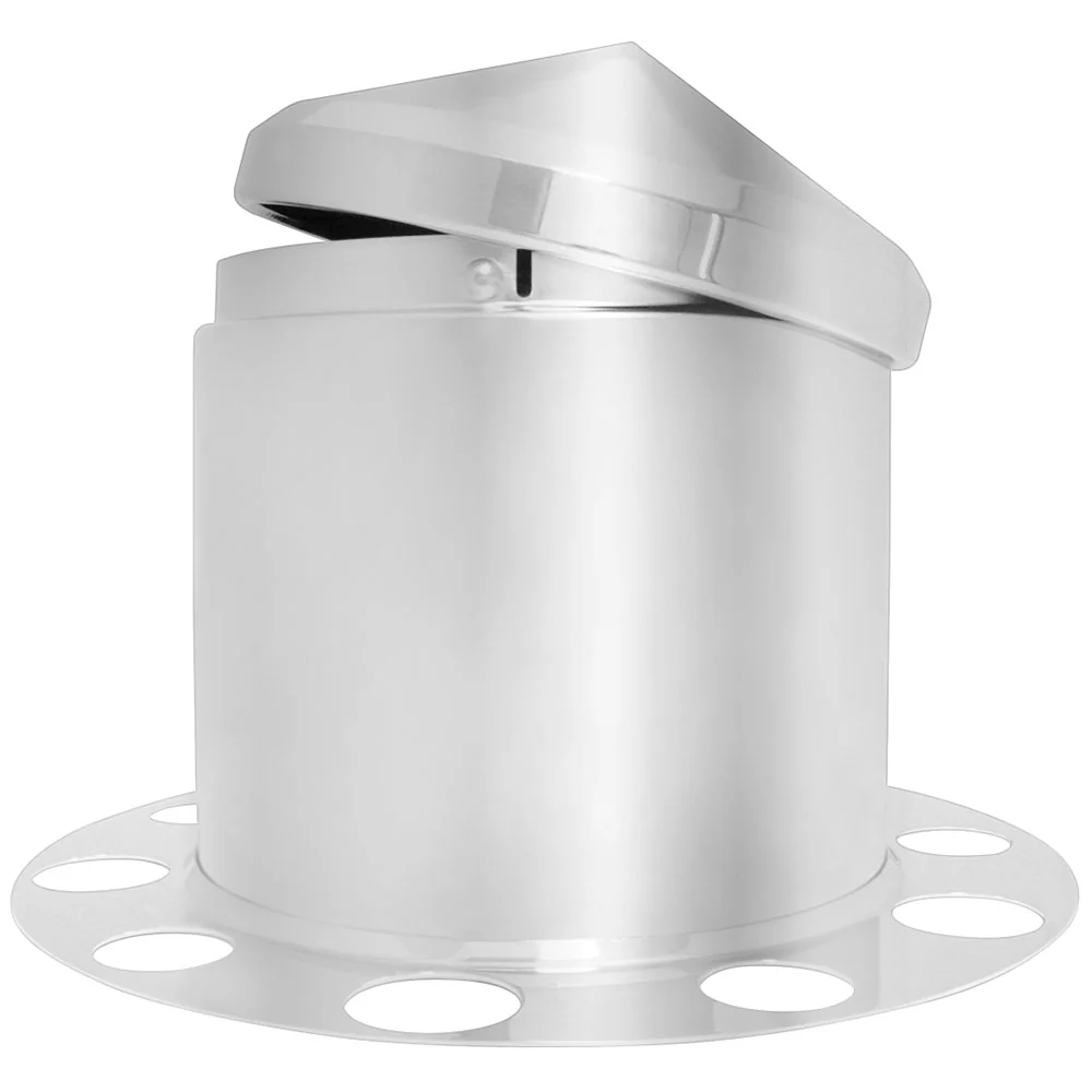 Chrome Rear Axle Cover for Unimount 10 Lug Wheel - Image 2