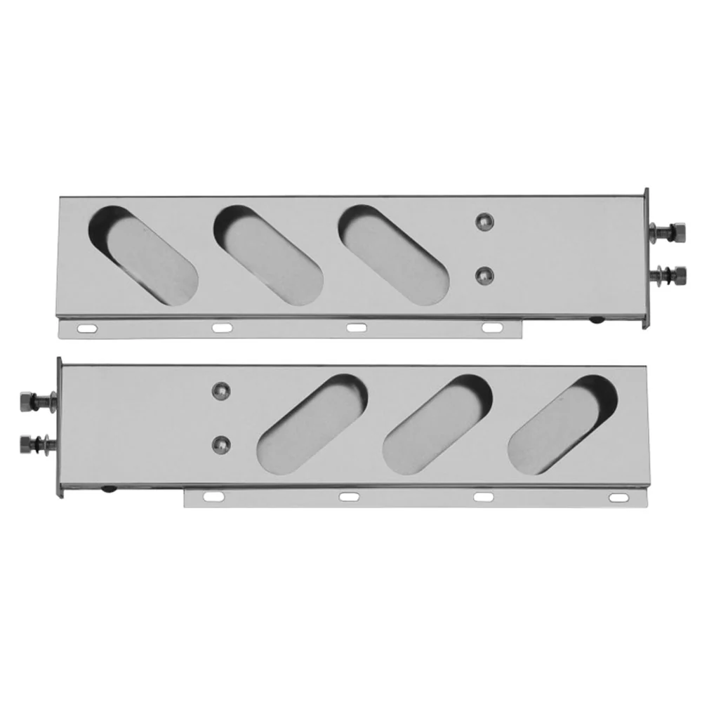 Chrome Rear Light Bar Shells w/2.5" Bolt Spacing