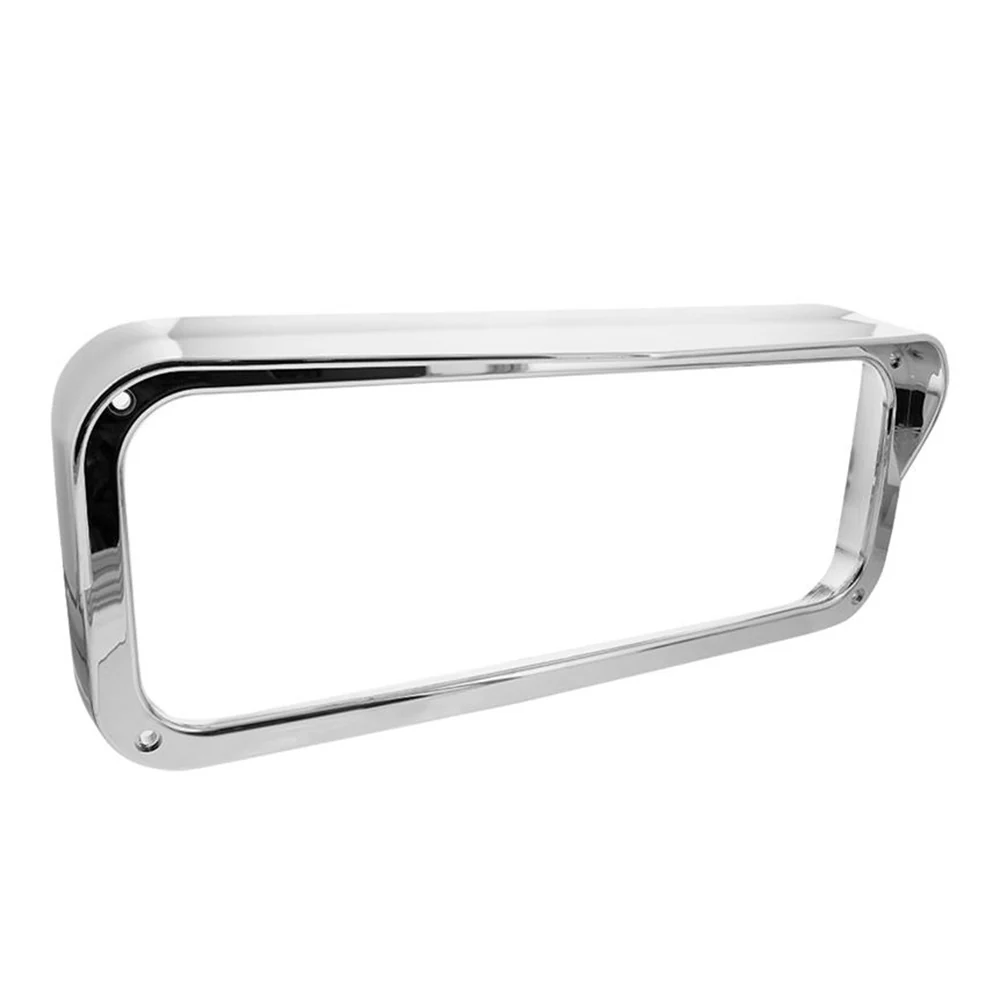 Chrome Replacement Bezel for Rectangular Projection Headlights - Image 2