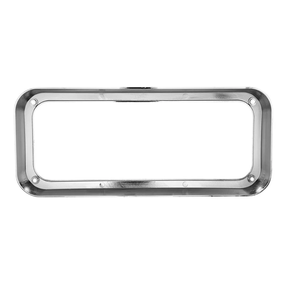 Chrome Replacement Bezel for Rectangular Projection Headlights - Image 3