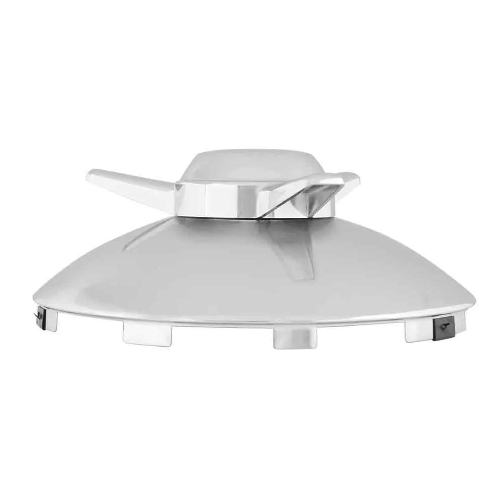 Chrome Right Hand Spinner Front Hubcap 7/16" Lip - Image 3