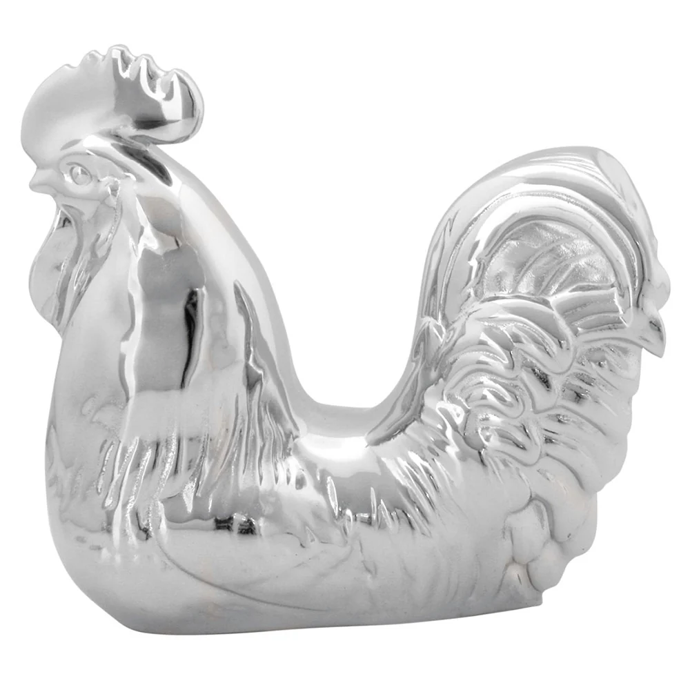 Chrome Rooster Hood Ornament - Image 2