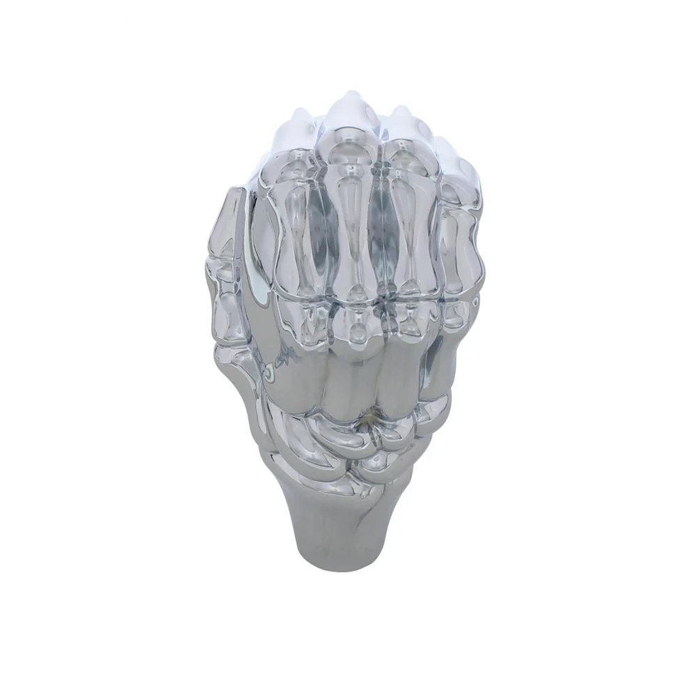 Chrome Skull & Hand Gearshift Knob - Image 2