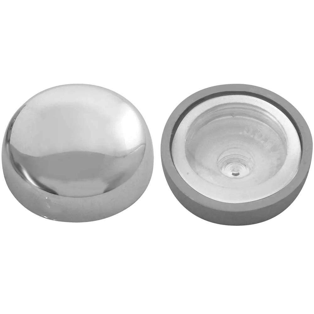 Chrome Snap-On Cover for 10/12 Screws 10PK