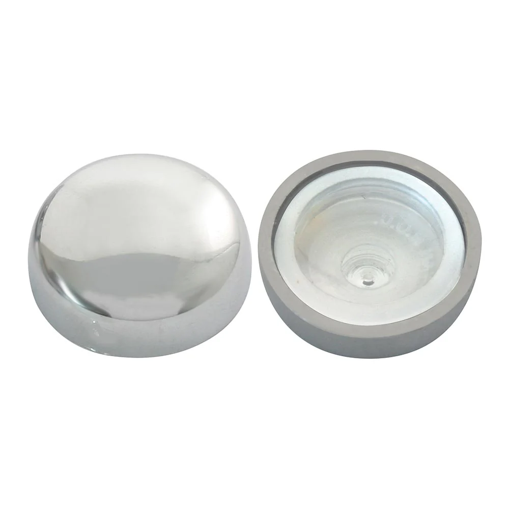 Chrome Snap-On Cover for 6/8 Screws 10PK