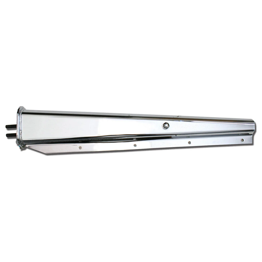 Chrome Spring-Loaded Mud Flap Hangers 1 1/8" Space - Image 2