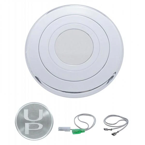 Chrome Steering Wheel Horn Button