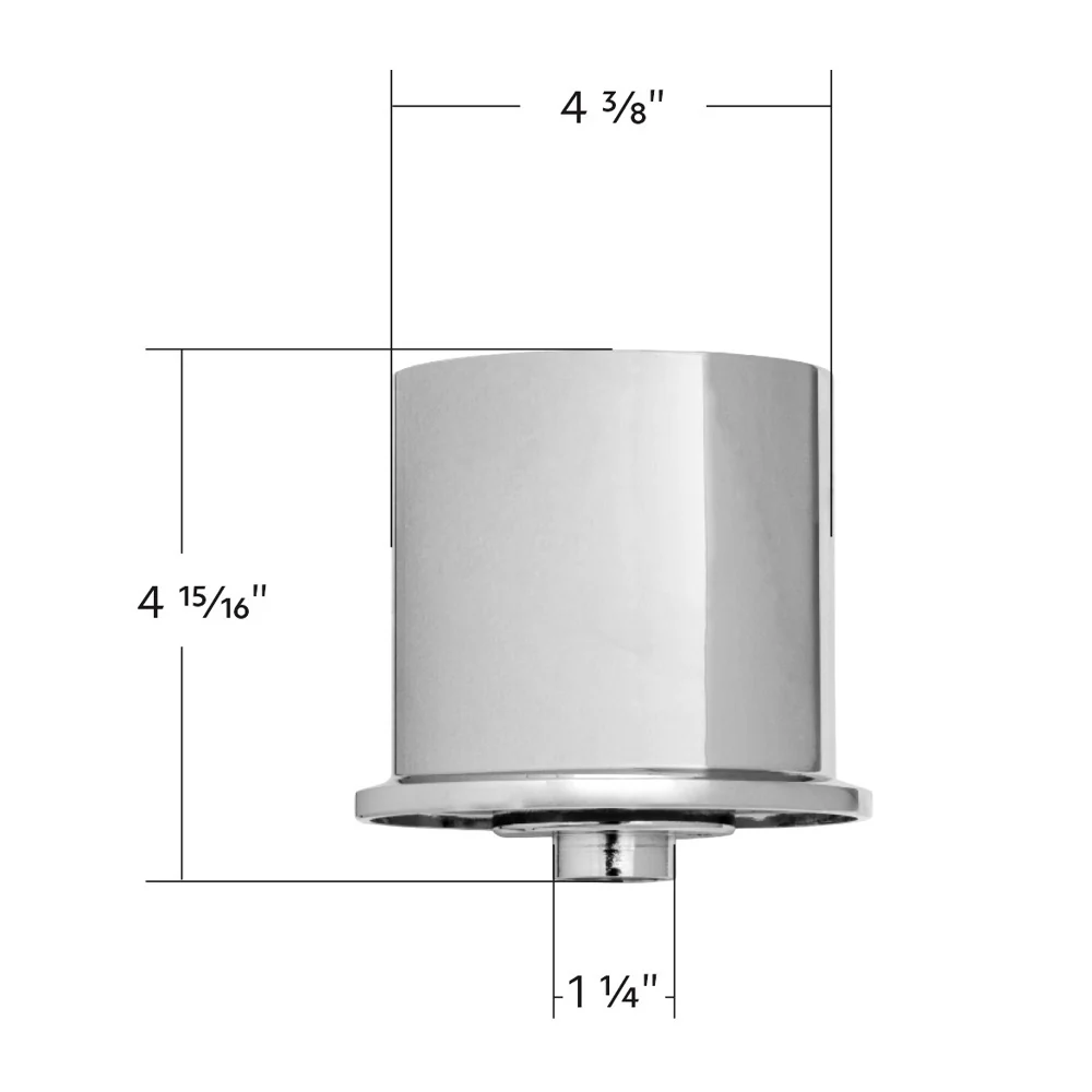 Chrome Steering Wheel Hub for 2007+ Freightliners - Image 2