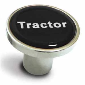 Chrome Tractor/Trailer Air Valve Knob - Thread On - Image 2