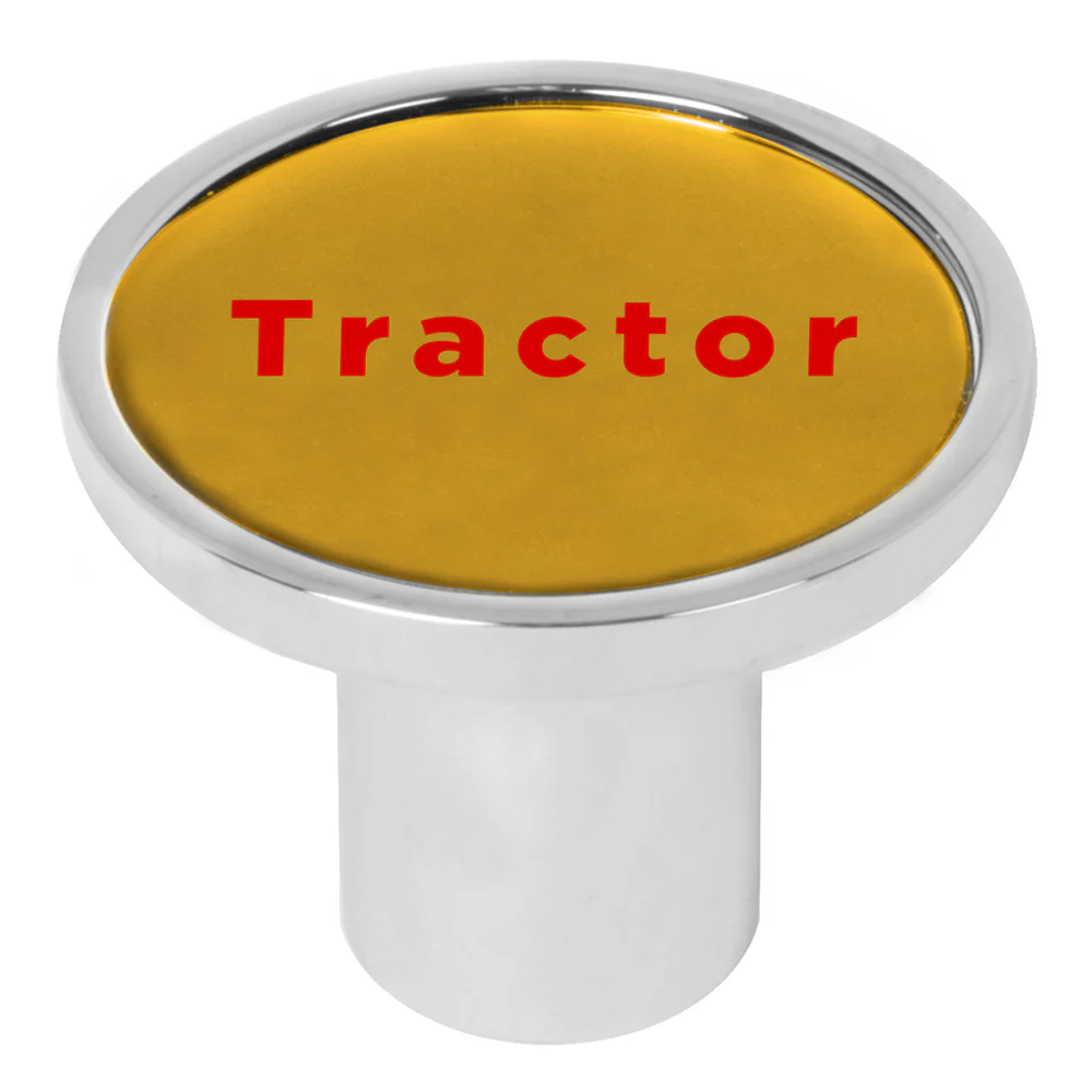 Chrome Tractor/Trailer Air Valve Knob - Thread On - Image 4
