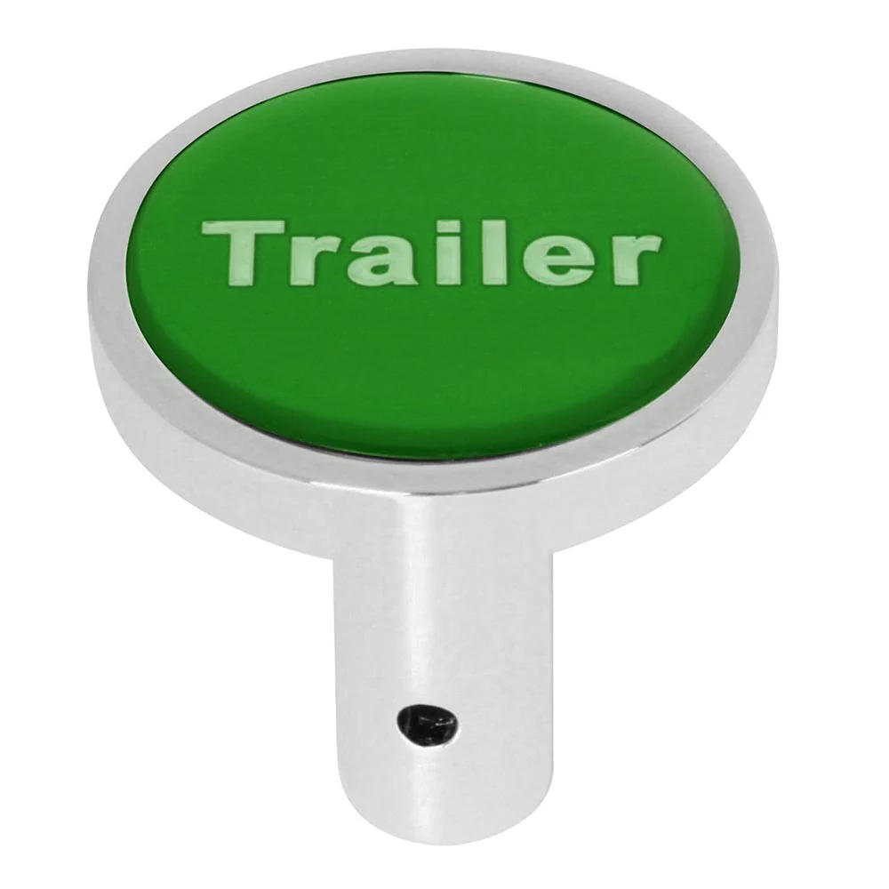 Chrome Tractor/Trailer Long Air Valve Knob - Pin On - Image 11