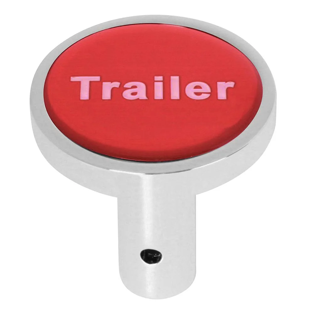 Chrome Tractor/Trailer Long Air Valve Knob - Pin On - Image 12