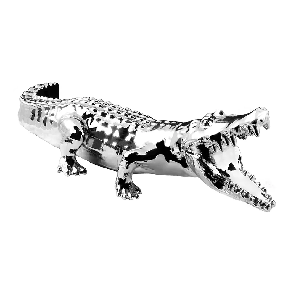 Chrome Wild Alligator Hood Ornament - Image 2