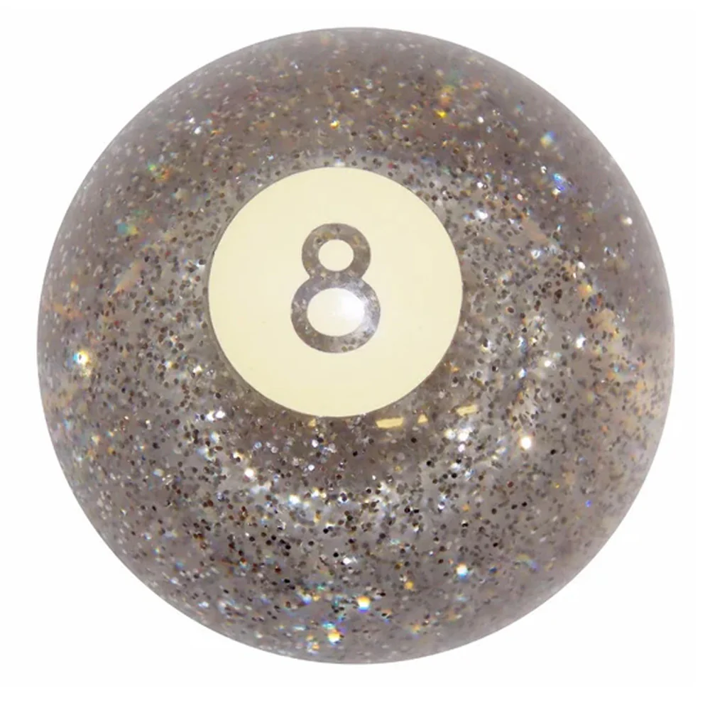 Clear Glitter 8 Ball Air Brake Knob