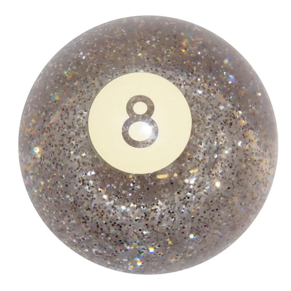 Clear Glitter 8 Ball Shifter Knob
