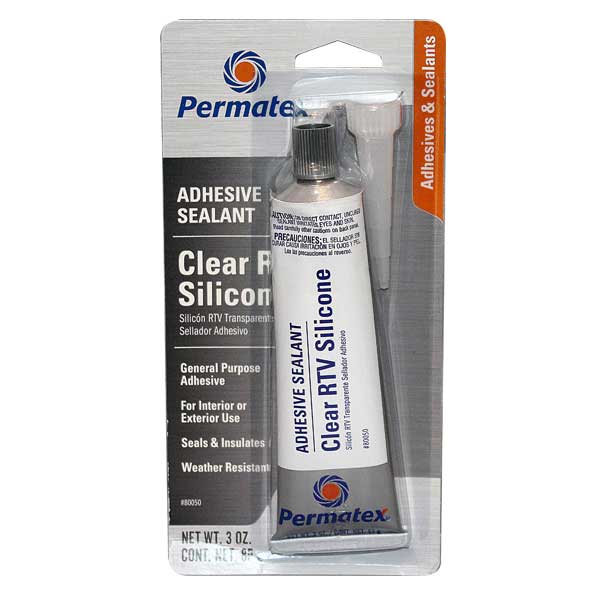 Clear RTV Silicone Adhesive Sealant