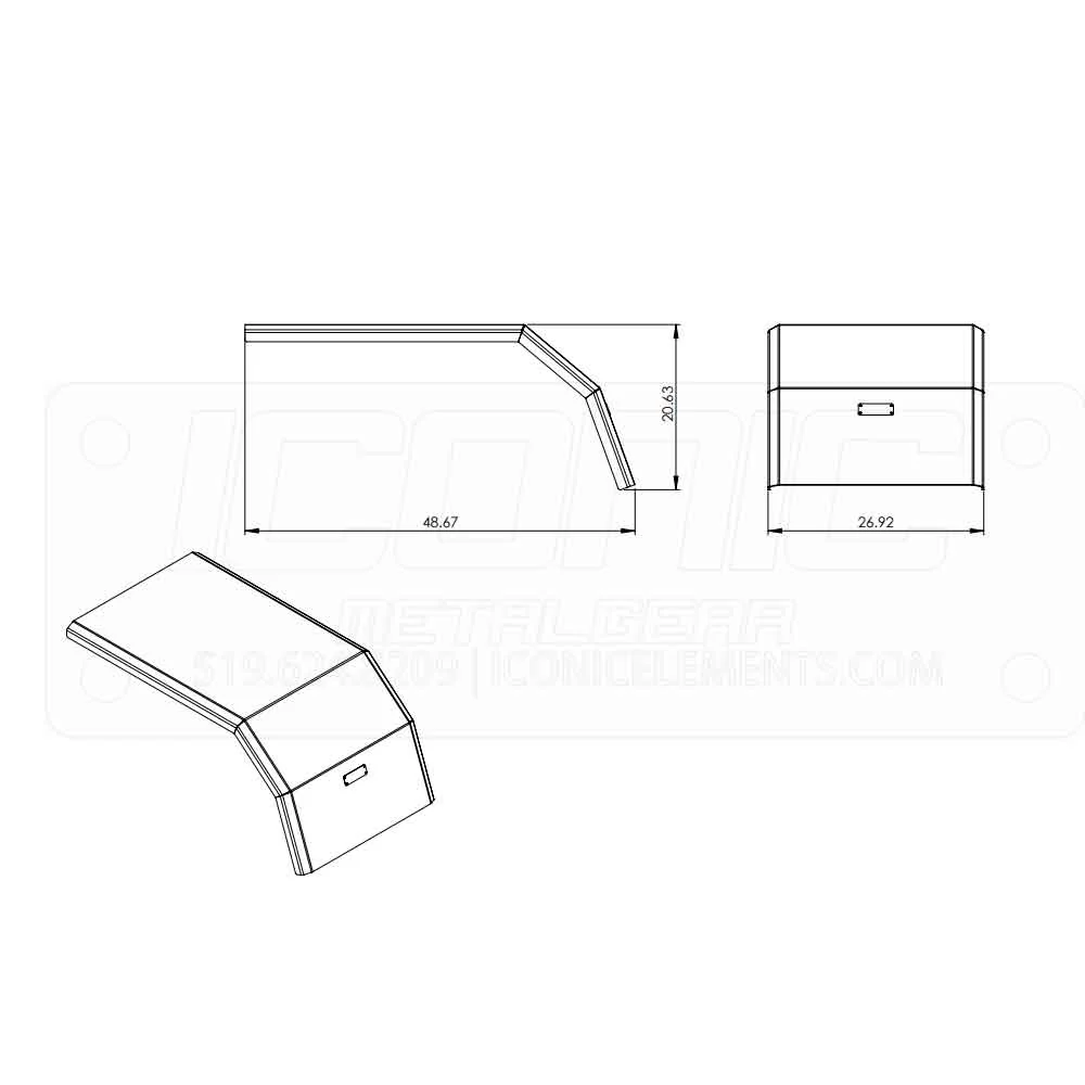 Diamond Plate Super Duty Half Fender - Image 2