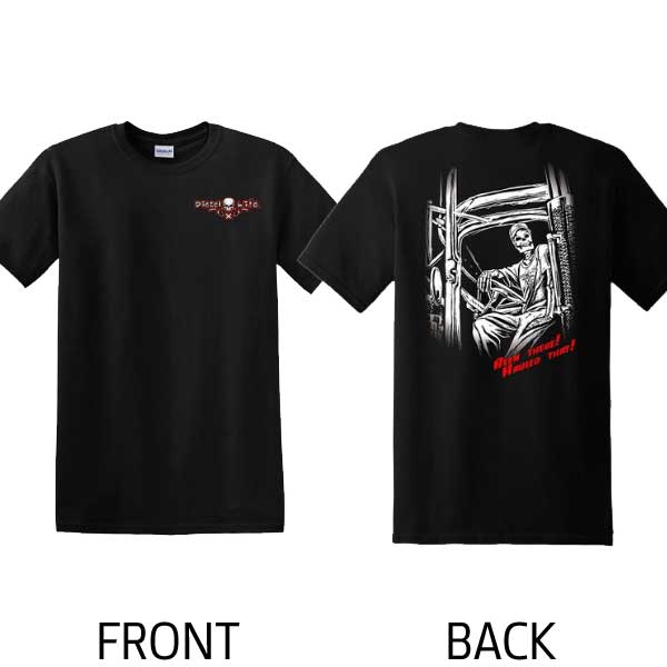 Diesel Life Trucker Skeleton T-Shirt - Image 4
