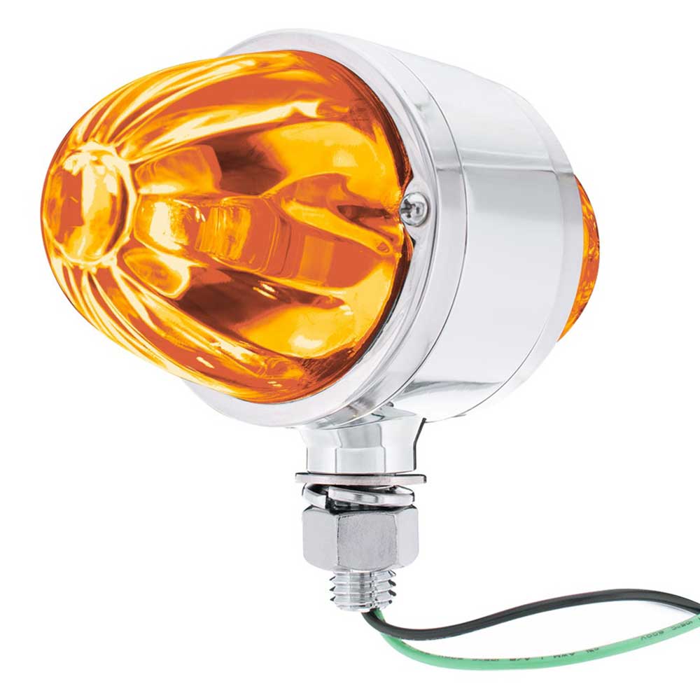 Double Face Glass Watermelon Lens Light with Chrome Housing - Image 10