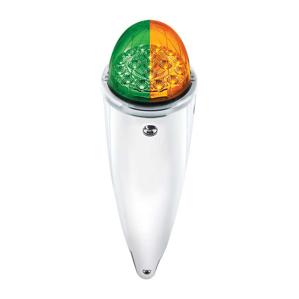 Double Fury 17 LED Dual Function Watermelon Torpedo Cab Light w/ Clear Lens - Image 23