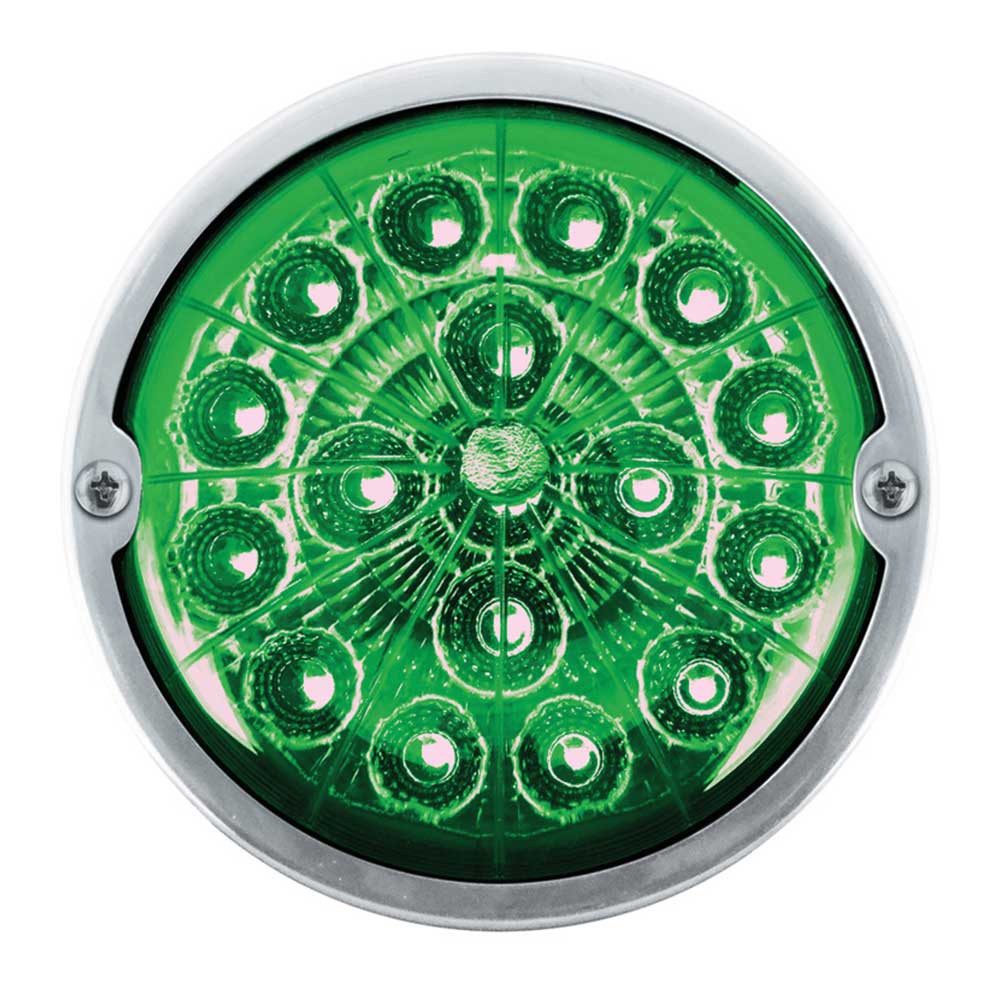 Double Fury 17 LED Dual Function Watermelon Torpedo Cab Light w/ Clear Lens - Image 30