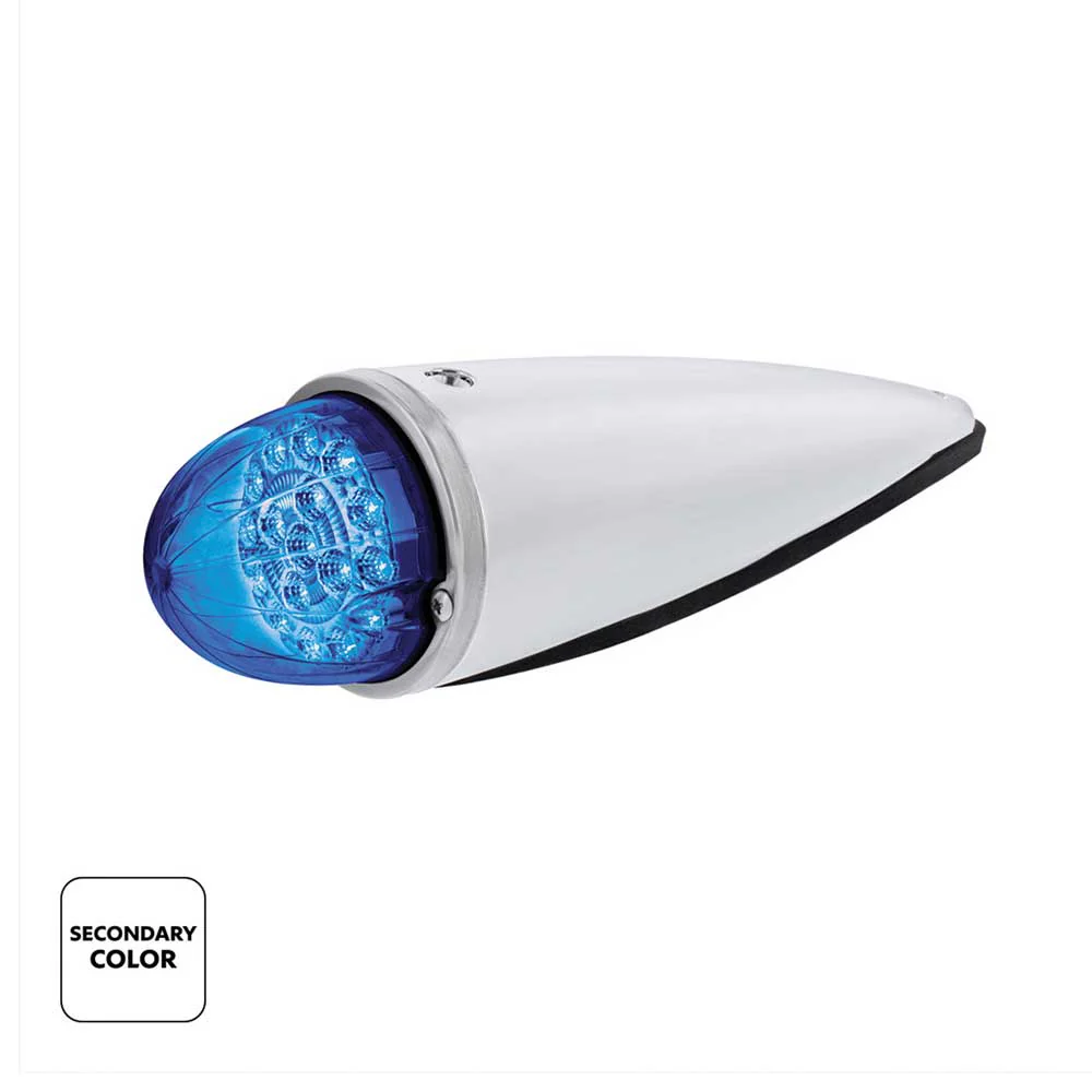 Double Fury 17 LED Dual Function Watermelon Torpedo Cab Light w/ Clear Lens - Image 6
