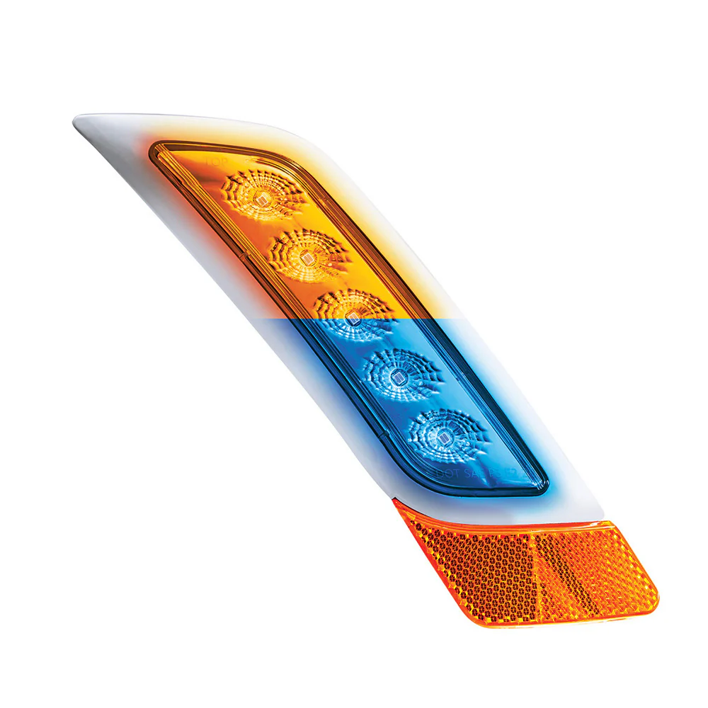 Double Fury Amber, Blue 5 LED Fender Turn Signal for PB 579, 587 "“ PS