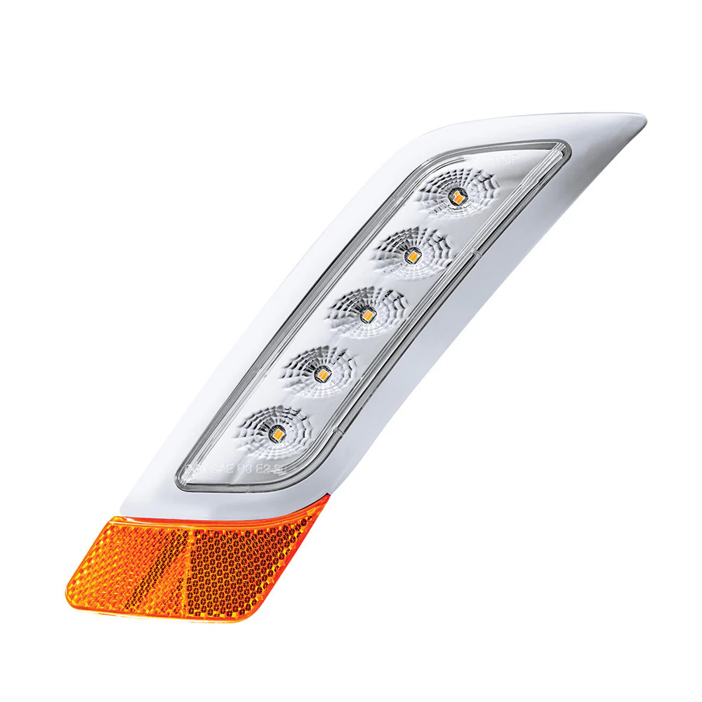 Double Fury Amber, Red 5 LED Fender Turn Signal for PB 579, 587 "“ DS - Image 7