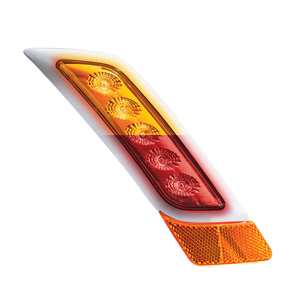 Double Fury Amber, Red 5 LED Fender Turn Signal for PB 579, 587 "“ PS - Image 4