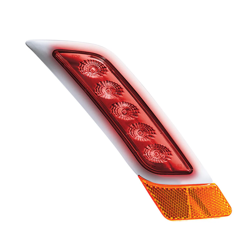 Double Fury Amber, Red 5 LED Fender Turn Signal for PB 579, 587 "“ PS - Image 6
