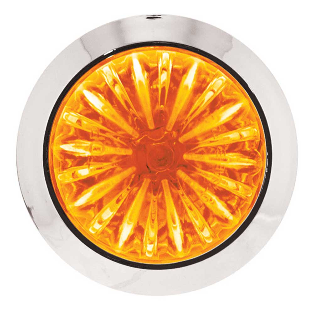 Double Fury Mini Watermelon Amber, White 2 LED Light with Clear Lens - Image 7