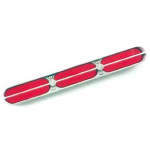 Double JJ Peterbilt Three Light Grill