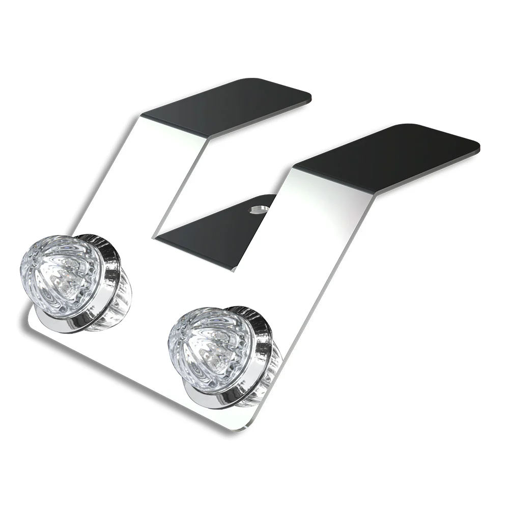 Double Mini Amber Watermelon Hero LED Light Underframe Nova Bracket - Image 4