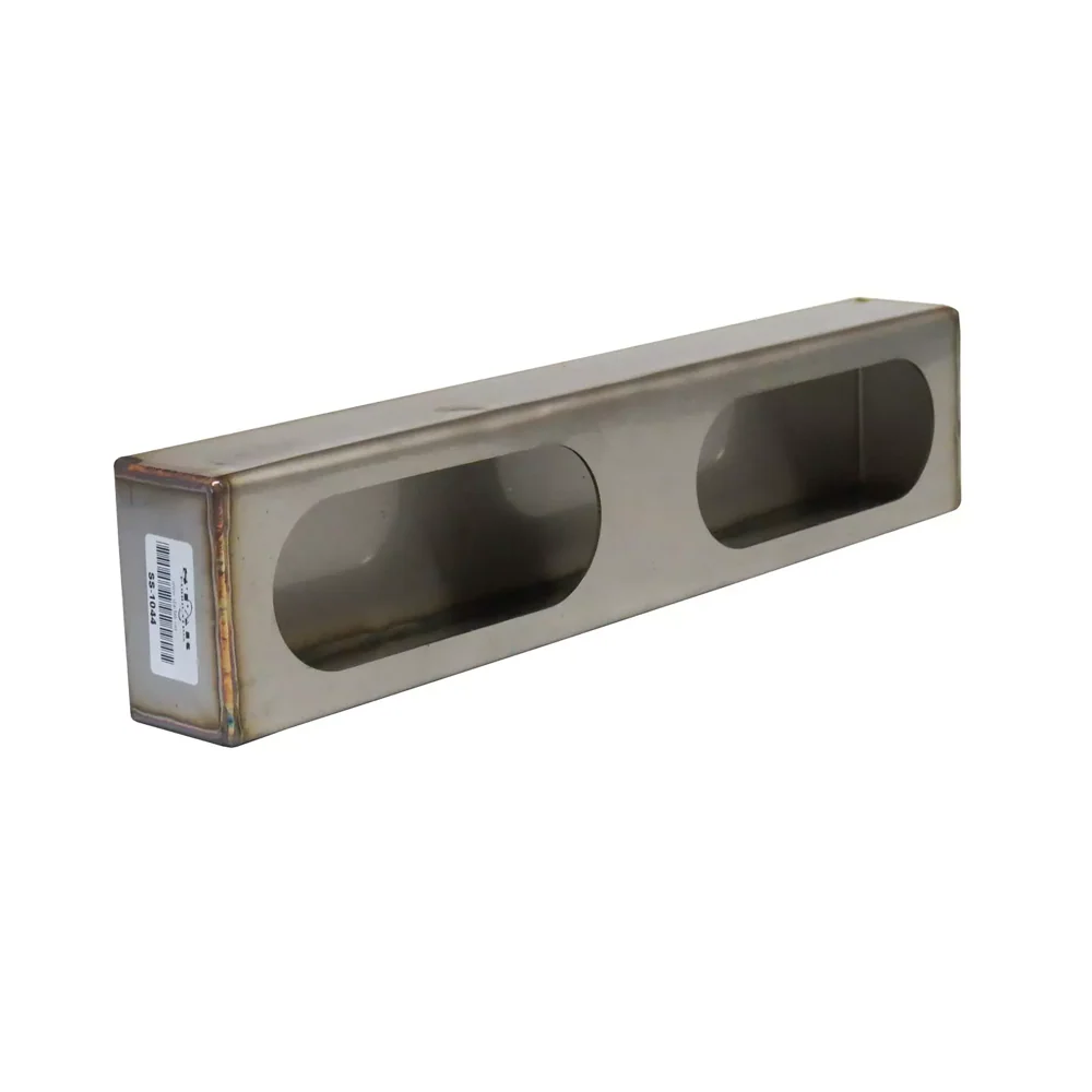 Double Oval Stainless Steel Tail Light Box